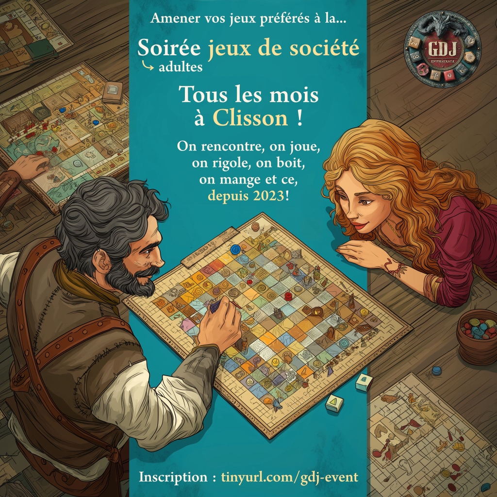 Soirée jeux de sociétés
